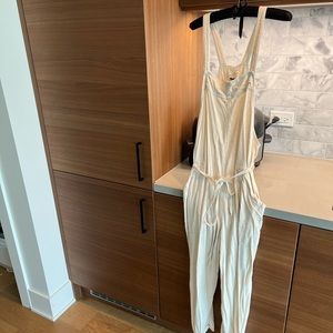 Tan Apron Romper